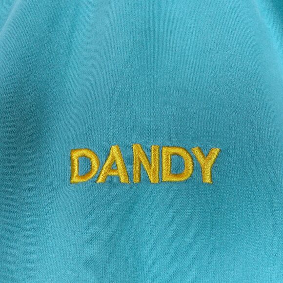 Dandy Worldwide Sweatpants Womens XL Blue Gift Giving Floral Embroidered Lounge - Picture 11 of 16